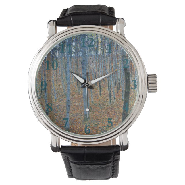 Gustav Klimt Beech Tree Forest Grove Watch (Front)
