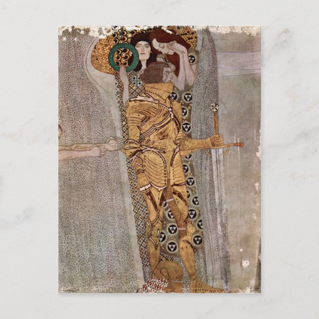 Gustav Klimt ~ Beethovenfries Postcard (Front)