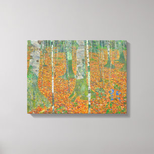 Gustav Klimt - Birch Forest Canvas Print