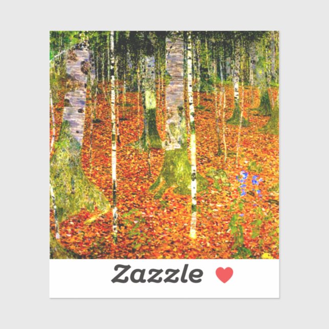 Gustav Klimt Birch Trees (Sheet)