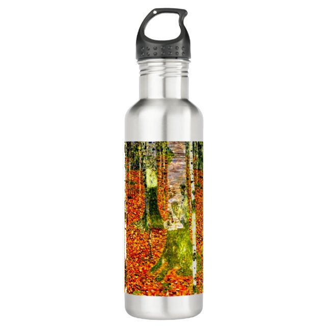 Gustav Klimt Birch Trees 710 Ml Water Bottle (Front)