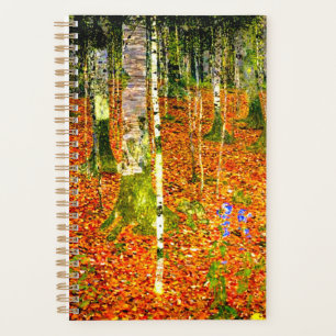 Gustav Klimt Birch Trees Planner