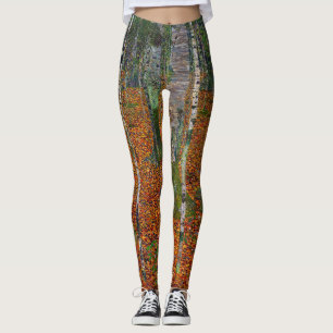 Gustav Klimt - Birch Wood Leggings