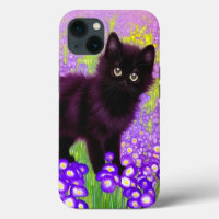 Gustav Klimt Black Kitten