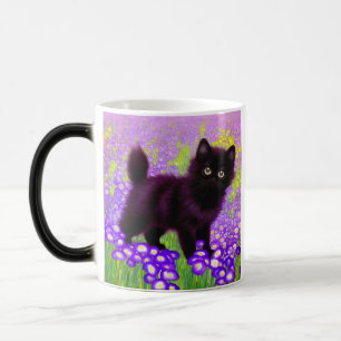 Gustav Klimt Black Kitten Magic Mug