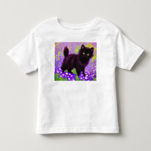 Gustav Klimt Black Kitten Toddler T-shirt