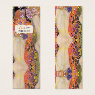 Gustav Klimt Black Orange Peach Bookmarks