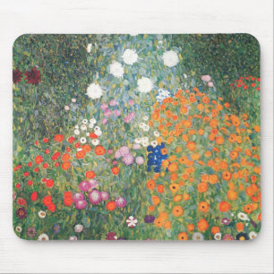 Gustav Klimt Blumengarten Mouse Pad