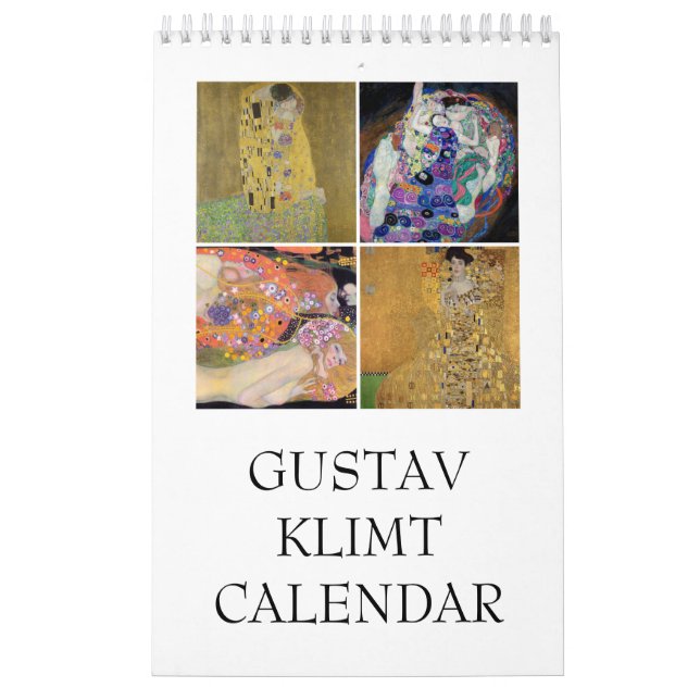 Gustav Klimt Calendar (Cover)