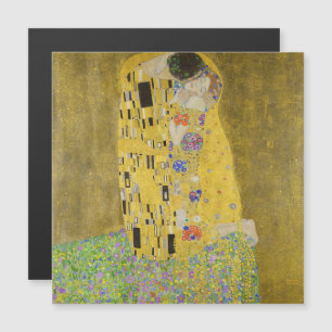 Gustav Klimt - Carte magnétique Kiss