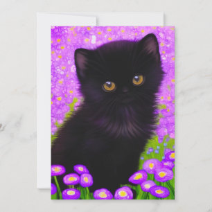 Gustav Klimt Cat Announcement