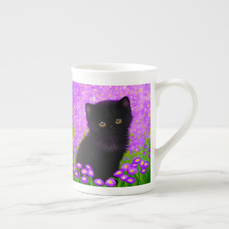 Gustav Klimt Cat Bone China Mug