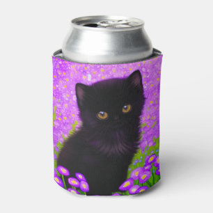 Gustav Klimt Cat Can Cooler