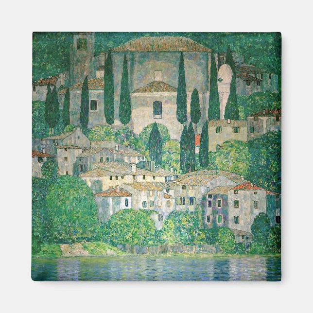 Gustav Klimt - Church in Cassone Magnet (Front)
