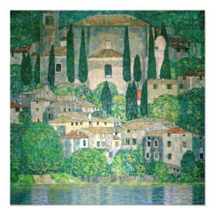 Gustav Klimt - Church in Cassone Photo Print