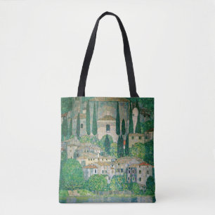 Gustav Klimt - Church in Cassone Tote Bag