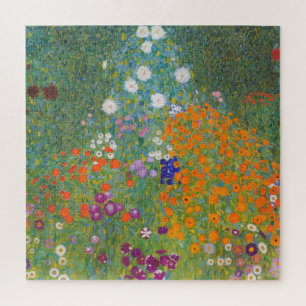 Gustav Klimt Cottage Garden (Bauerngarten) 1907 Jigsaw Puzzle