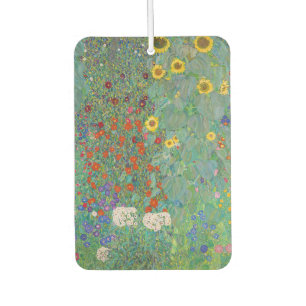 Gustav Klimt - Country Garden with Sunflowers Air Freshener