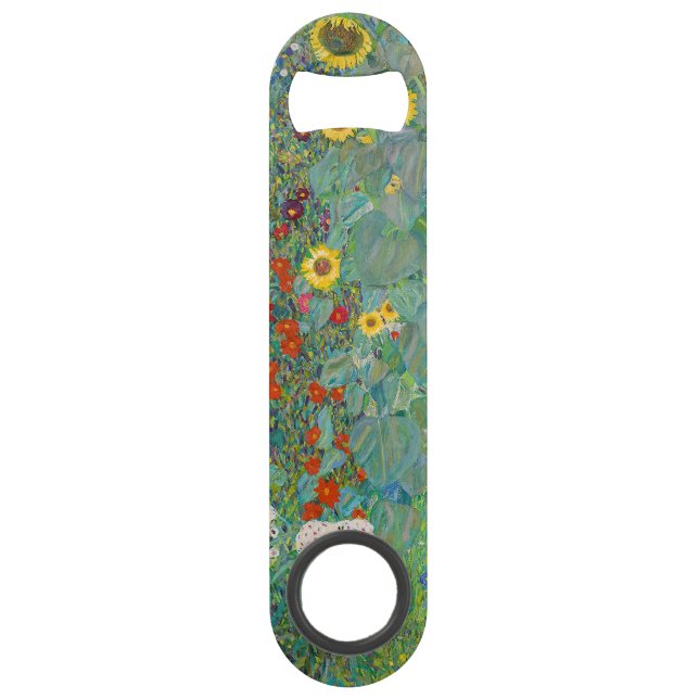 Gustav Klimt - Country Garden with Sunflowers Bar Key (Front)