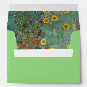 Gustav Klimt - Country Garden with Sunflowers Envelope
