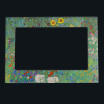 Gustav Klimt - Country Garden with Sunflowers Magnetic Frame<br><div class="desc">Country Garden with Sunflowers / Farm Garden with Sunflowers - Gustav Klimt in 1905-1906</div>