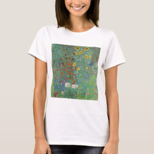 Gustav Klimt - Country Garden with Sunflowers T-Shirt