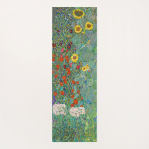 Gustav Klimt - Country Garden with Sunflowers Yoga Mat