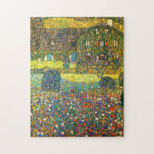 Gustav Klimt: Country House at the Attersee Jigsaw Puzzle