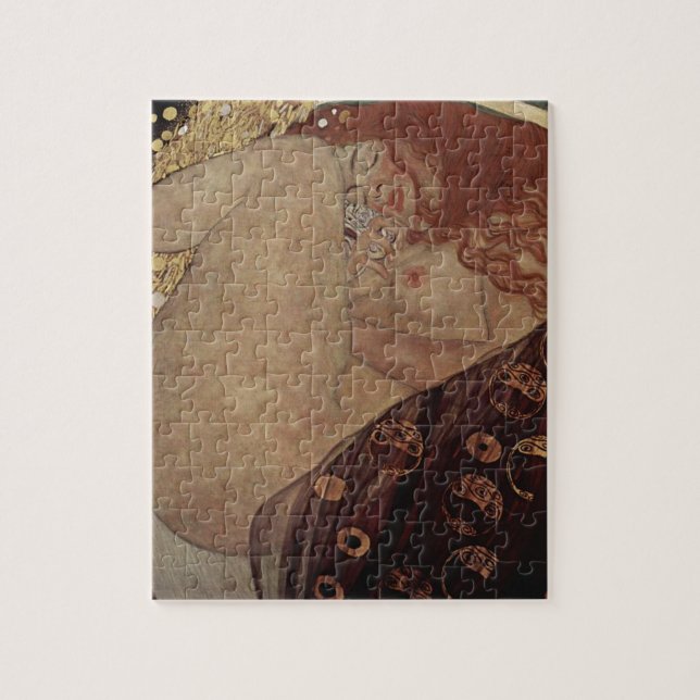 Gustav Klimt  - Danae - Beautiful Artwork Jigsaw Puzzle (Vertical)
