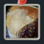Gustav Klimt - Danae Metal Ornament<br><div class="desc">Danae - Gustav Klimt, Oil on Canvas, 1907</div>