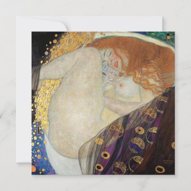 Gustav Klimt - Danae Thank You Card (Front)