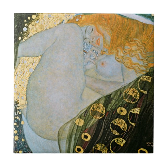 Gustav Klimt - Danae Tile (Front)