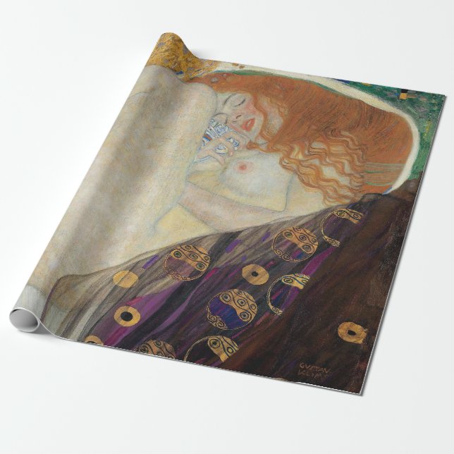 Gustav Klimt - Danae Wrapping Paper (Unrolled)
