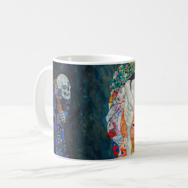 Gustav Klimt - Death and Life Coffee Mug (Front Left)