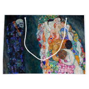 Gustav Klimt - Death and Life Large Gift Bag