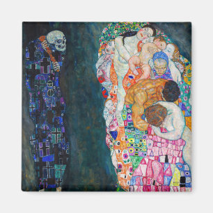 Gustav Klimt - Death and Life Magnet