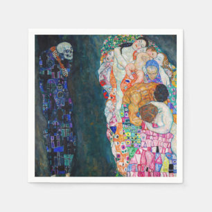 Gustav Klimt - Death and Life Napkin