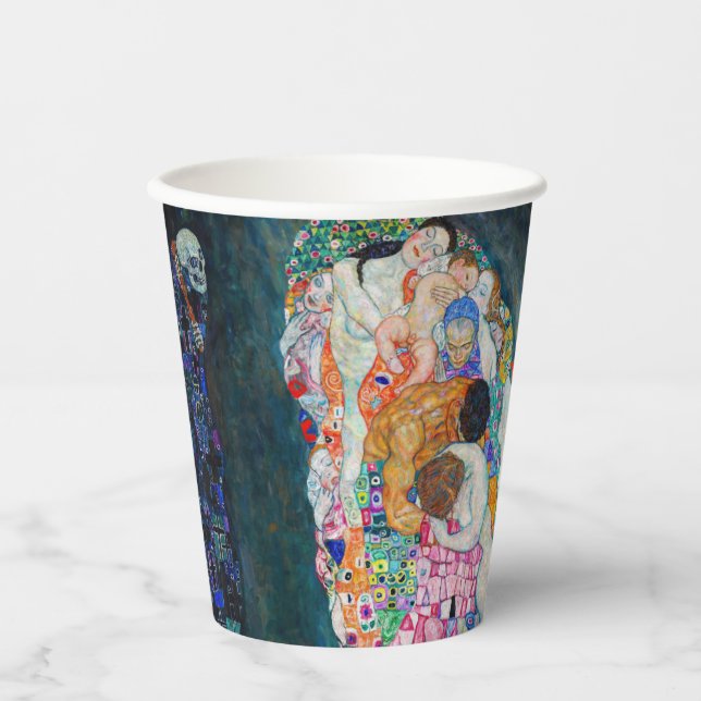 Gustav Klimt - Death and Life Paper Cups (Front)