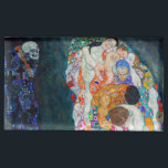 Gustav Klimt - Death and Life Place Card Holder<br><div class="desc">Death and Life - Gustav Klimt,  Oil on Canvas,  1910-1915</div>