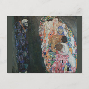 Gustav Klimt Death and Life Postcard
