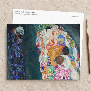 Gustav Klimt - Death and Life Postcard
