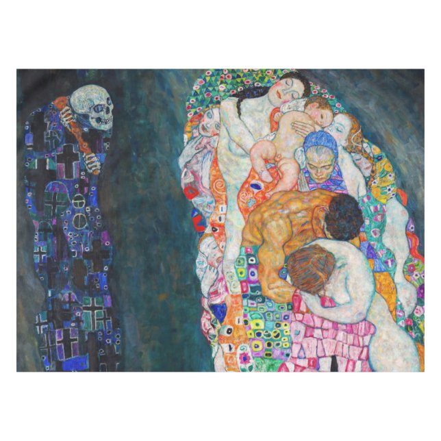 Gustav Klimt - Death and Life Tablecloth (Front (Horizontal))