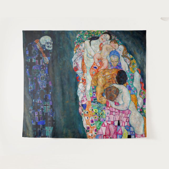 Gustav Klimt - Death and Life Tapestry (Front (Horizontal))