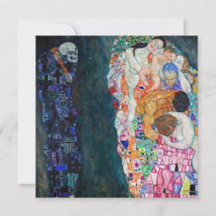 Gustav Klimt - Death and Life Thank You Card