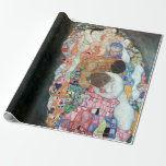 Gustav Klimt Death and Life Wrapping Paper<br><div class="desc">Gustav Klimt Death and Life</div>