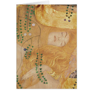 Gustav Klimt   Detail of Water Serpents I