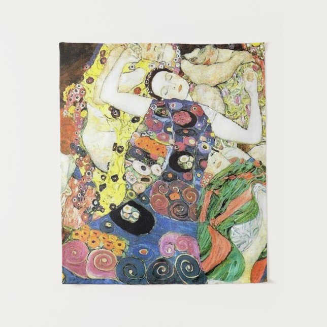 Gustav Klimt Die Jungfrauen Tapestry (Front)