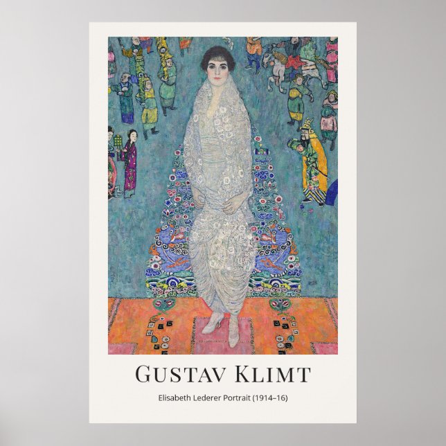 Gustav Klimt – Elisabeth Lederer Portrait Poster (Front)
