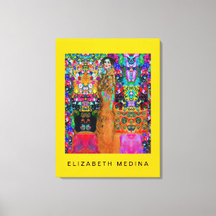 Gustav Klimt & Elizabeth ~ 32X24 1.5 Thick Canvas
