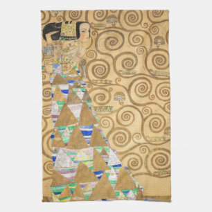 Gustav Klimt - Expectation, Stoclet Frieze Kitchen Towel